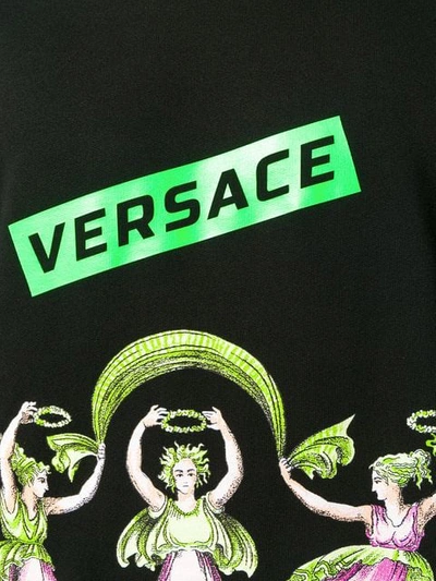 Shop Versace Cupid And Psyche Sweatshirt - Black