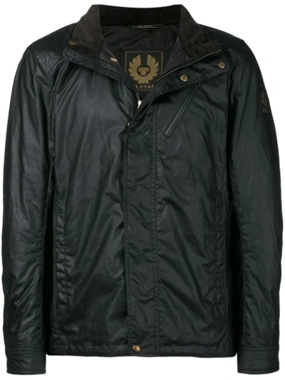 Shop Belstaff Jacke Mit Stehkragen In Black