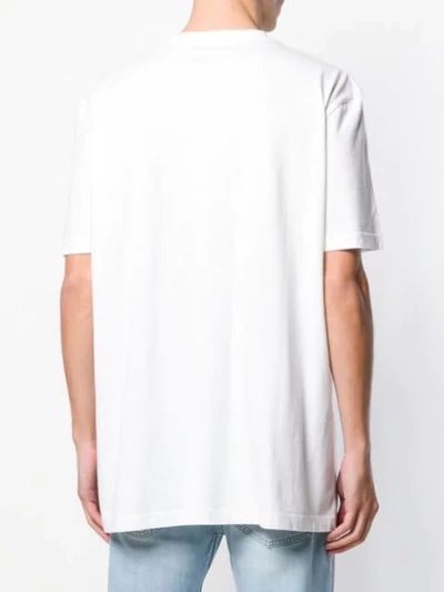 Shop Tom Wood Oversized Plain T-shirt - White
