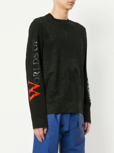 Shop Walter Van Beirendonck Sun & Moon Sweatshirt In Black