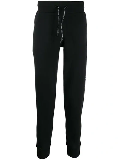 Shop Philipp Plein Logo Track Pants In Black