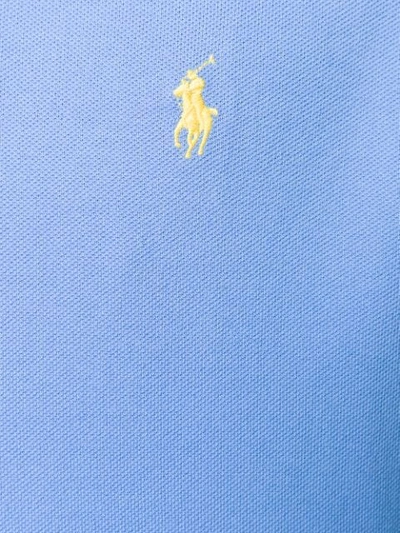 Shop Polo Ralph Lauren Small Embroidered Logo Polo Shirt In Blue