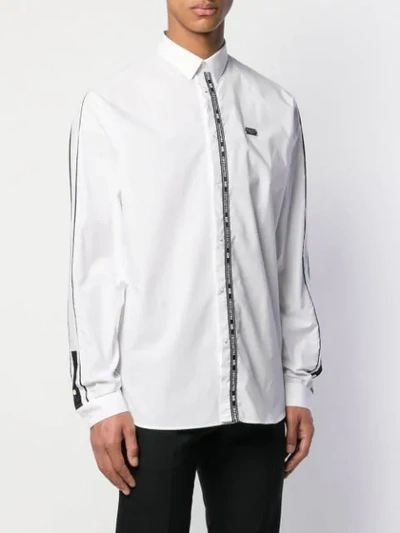Shop Philipp Plein Casual Shirt In White