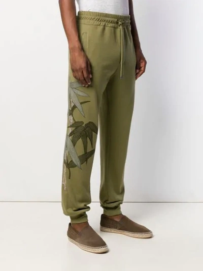 ETRO 竹林刺绣运动裤 - 绿色