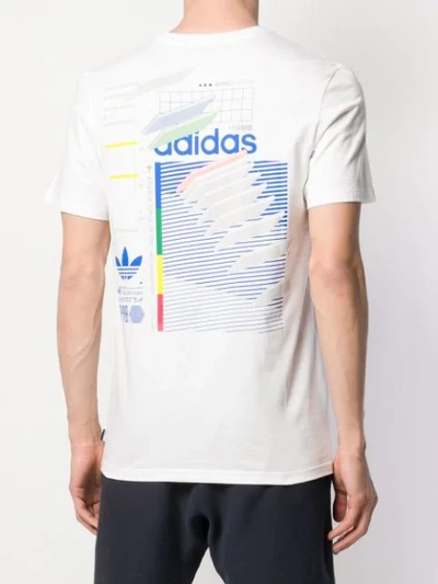 Shop Adidas Originals Adidas Logo Graphic T-shirt - White