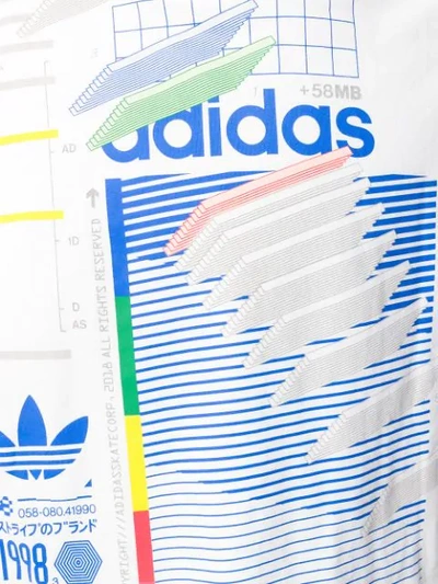 Shop Adidas Originals Adidas Logo Graphic T-shirt - White