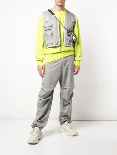 032C MULTI-POCKET VEST - 灰色