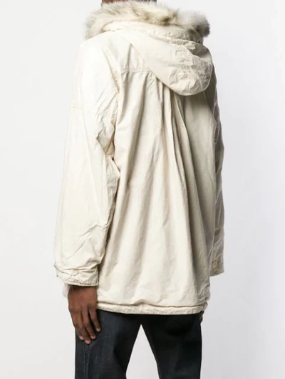 Shop Visvim Glacier Point Parka In Neutrals