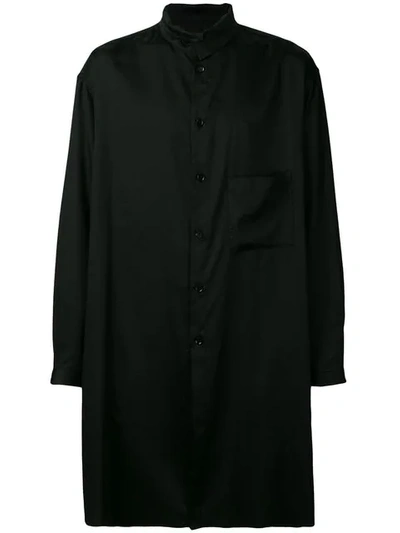 Shop Yohji Yamamoto 47 Shirt In Black