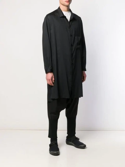 Shop Yohji Yamamoto 47 Shirt In Black