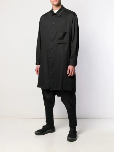 Shop Yohji Yamamoto 47 Shirt In Black