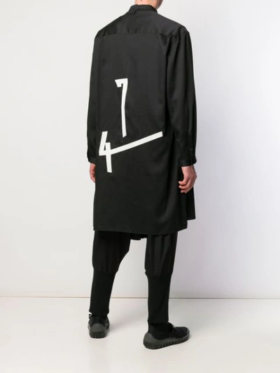 Shop Yohji Yamamoto 47 Shirt In Black