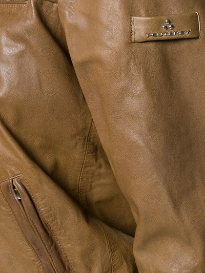Shop Peuterey Bomber Jacket In Brown