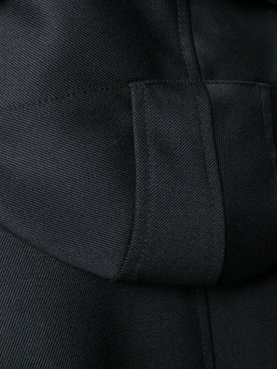 RAF SIMONS 超大款派克大衣 - 黑色