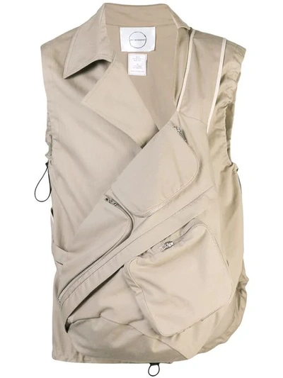 PER GÖTESSON CROSSBODY BAG VEST - 棕色