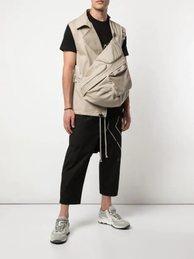Shop Per Götesson Crossbody Bag Vest In Brown