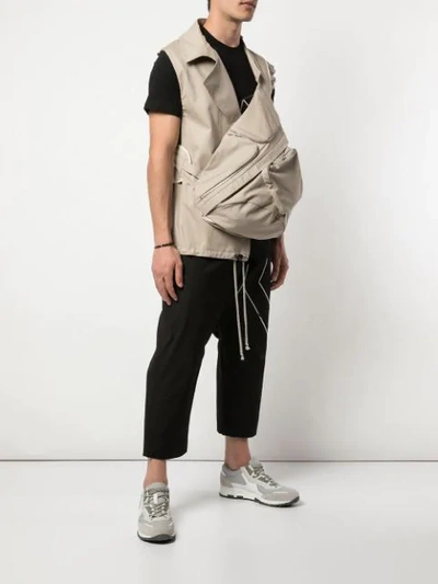 Shop Per Götesson Crossbody Bag Vest In Brown