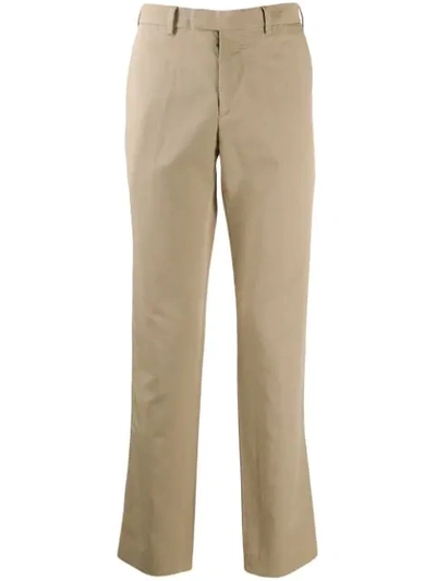 Shop Salle Privée Classic Chino Trousers In Neutrals