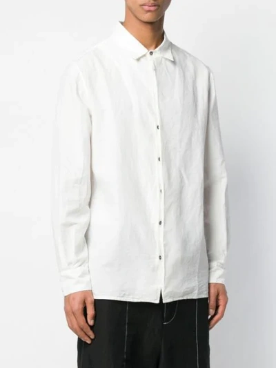 Shop Andrea Ya'aqov Concealed Button Shirt In White
