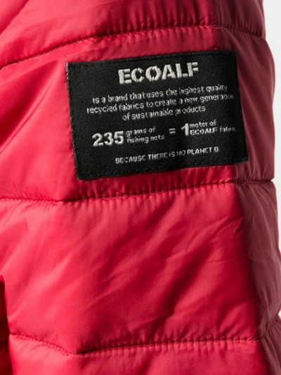 Shop Ecoalf Adrian Padded Jacket In Red