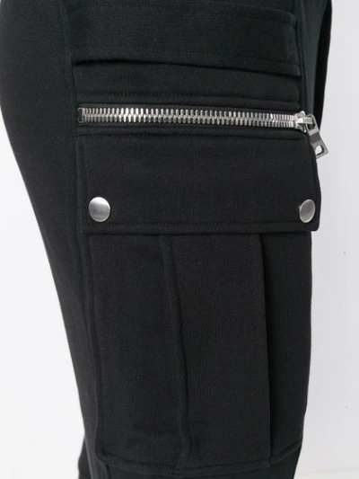 Shop Balmain Skinny Cargo In Black