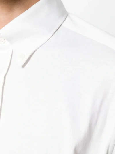 Shop Brunello Cucinelli Button Down Collar Shirt In White