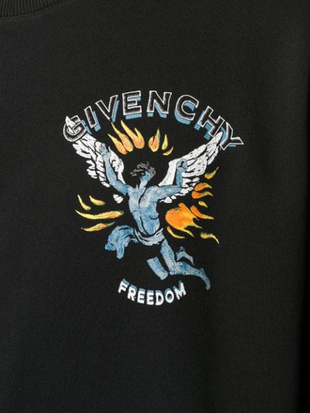 Givenchy Icarus Graphic Crewneck Sweatshirt In Black ModeSens
