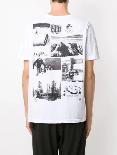 Shop Osklen Printed T-shirt In White