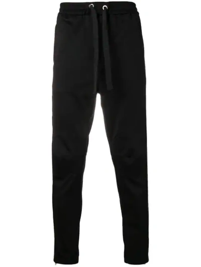 Shop Iceberg Slim-fit Track Trousers In Black