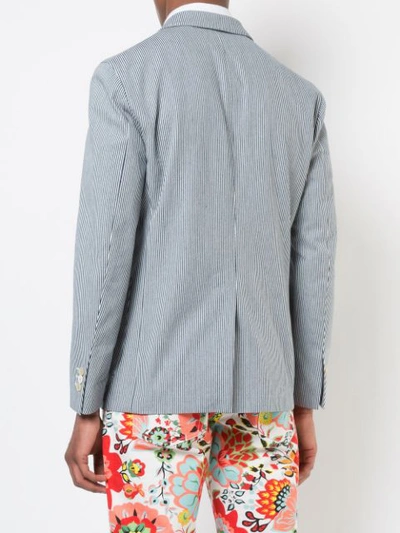 Shop Holiday Pinstripe Blazer In Blue