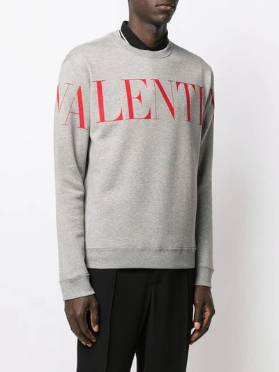 VALENTINO LOGO PRINT SWEATSHIRT - 绿色