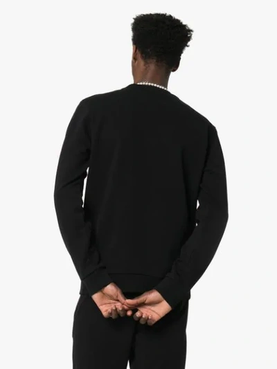 Shop Marcelo Burlon County Of Milan Wings Patch Sweatshirt In Black
