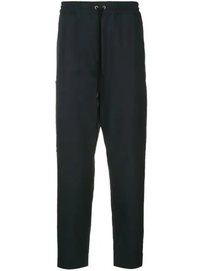Shop Kenzo Regular Fit Track Trousers In Blue