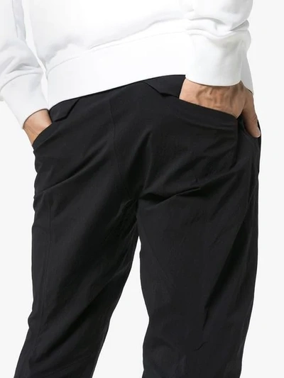 Shop Arc'teryx Convex Lt Straight-leg Trousers In Black