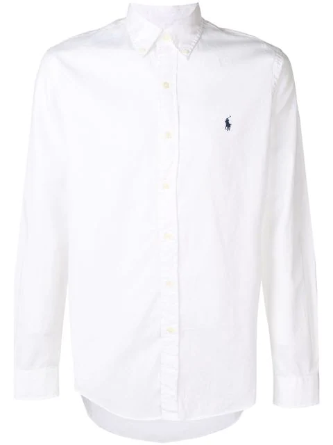 white button down polo dress