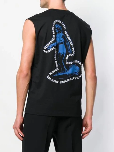 Shop Mcq By Alexander Mcqueen Pray For Surf Tank Top In Black