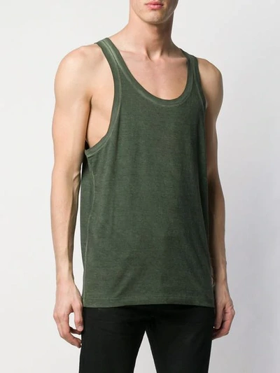 Shop Dsquared2 Classic Jersey Vest In Green