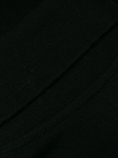 John Smedley Turtleneck Wool Sweater In Black