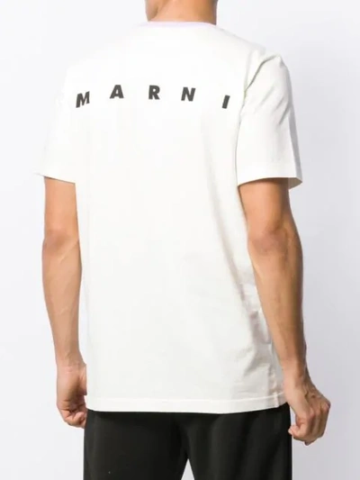 MARNI GRAPHIC-PRINT T-SHIRT - 白色