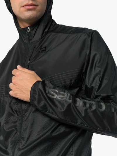 Shop Salomon X The Broken Arm Veste Aero Fast Wing Jacket In Black