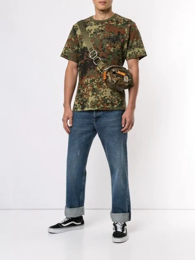 Shop Supreme Camo Ss Pocket Tee In Green