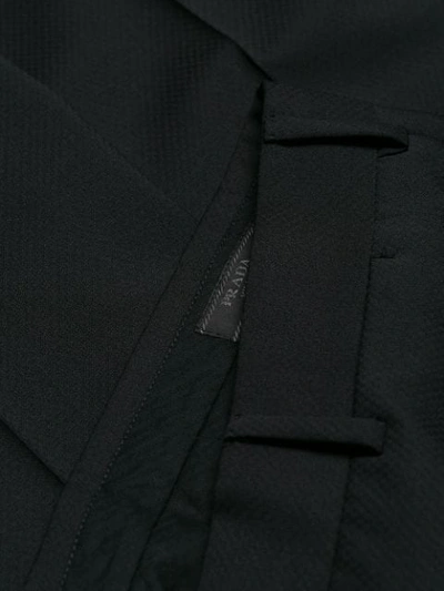 Shop Prada Single Breasted Suit In Black