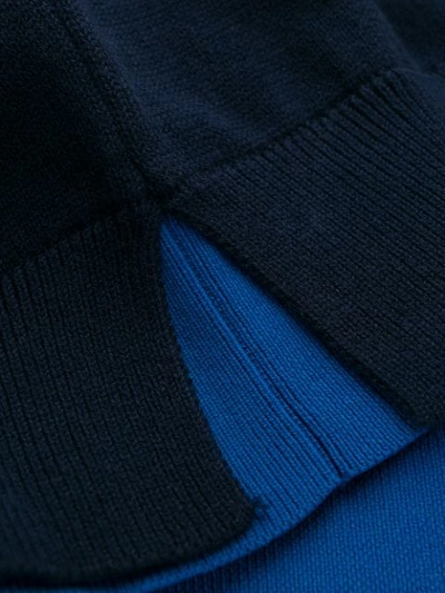 Shop Kenzo Bomber Sweatshirt In Blue