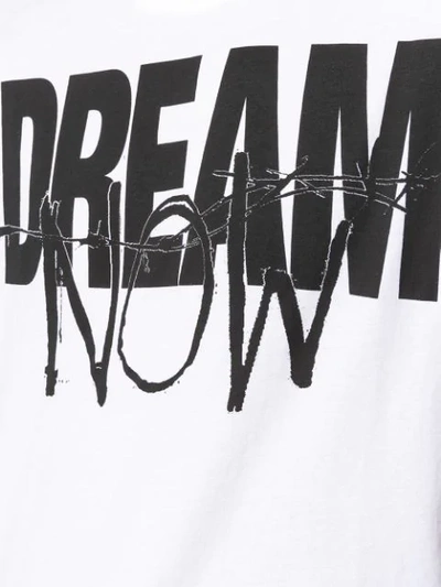 HAIDER ACKERMANN 'DREAM NOW' T-SHIRT - 白色