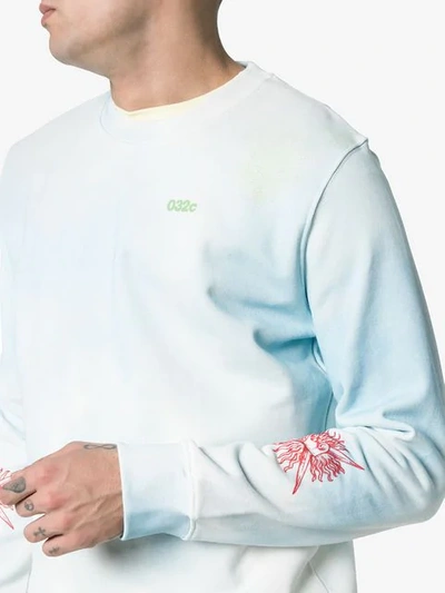 Shop 032c Cosmic Workshop Cotton Sweatshirt In Multicoloured