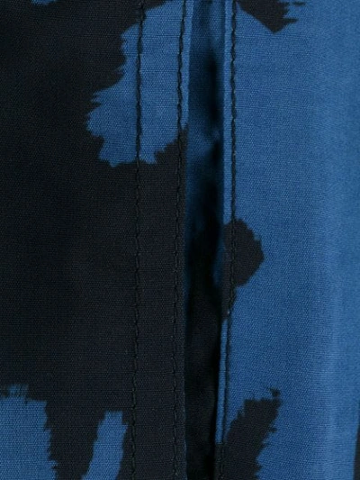 Shop J. Lindeberg Printed Banks Swimming Shorts In Blue