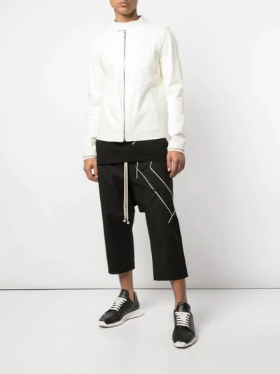 Shop Rick Owens Zipped In White