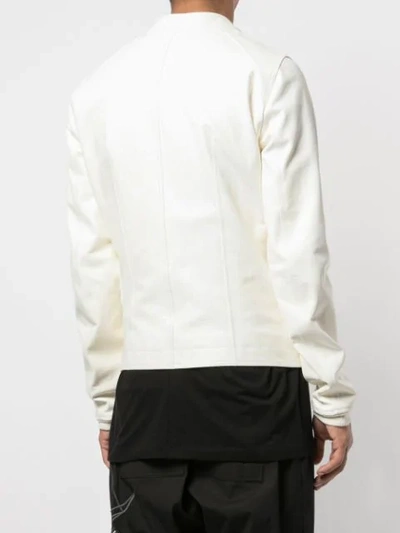 Shop Rick Owens Zipped In White