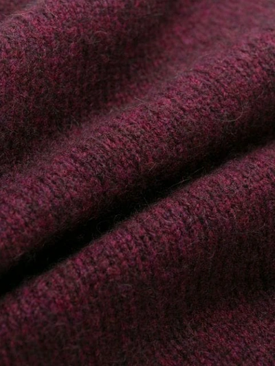 Nuur Fine Knit Sweatshirt In Red