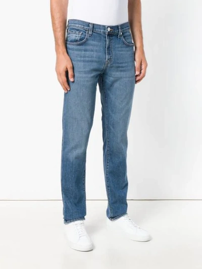 Shop J Brand Faded Slim Fit Jeans In Blue